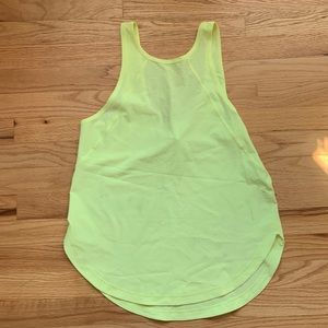LuluLemon size 4 yellow tank
